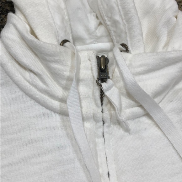 Jcrew rumpled French Terry zippered hoodie size M - Picture 4 of 13